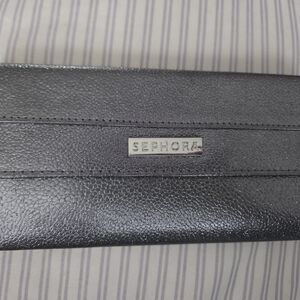 Sephora Metallic Gray Clutch